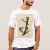 Bruine Creeper, Pygmy Nuthatch uit Audubon's vogel T-shirt (Voorkant)