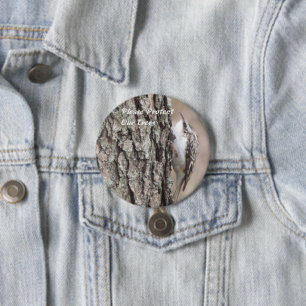 Bruine Creeper-toets Ronde Button 7,6 Cm