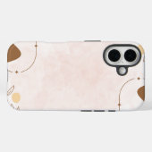Bruine Crème Esthetische Bloem Linktree | Case-Mate iPhone Case (Achterkant (horizontaal))