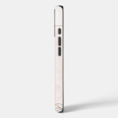 Bruine Crème Esthetische Bloem Linktree | Case-Mate iPhone Case (Achterkant / Links)
