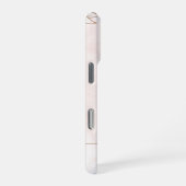 Bruine Crème Esthetische Bloem Linktree | iPhone Hoesje (Rechterkant)