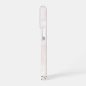 Bruine Crème Esthetische Bloem Linktree | iPhone Hoesje (Linkerkant)