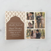 Bruine crème Ikat Alles in een Indiase bruiloft (Binnen)