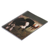 Bruine crème Koeien Notitieboek (Linkerzijde)