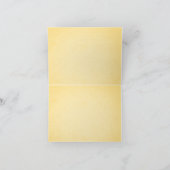 Bruine crème label stijl bedankkaart (Binnen)