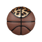 Bruine crème luipaard dier basketbal (Rechts)