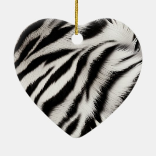 Bruine crème luipaard dier keramisch ornament (Achterkant)