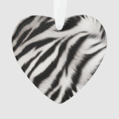 Bruine crème luipaard dier ornament (achterkant)