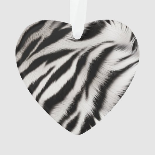 Bruine crème luipaard dier ornament (achterkant)