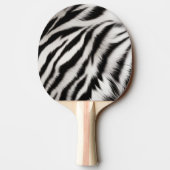 Bruine crème luipaard dier tafeltennisbatje (Achterkant)