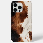Bruine crème zwart zuidwesten Koeienhuid Case-Mate iPhone Case (Achterkant)