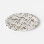 Bruine Dalmatische honden Papieren Bordje (Gekanteld)