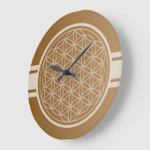 Bruine de gradiënten van de KLEUR SLECHTS - Bloem  Grote Klok (Hoek)