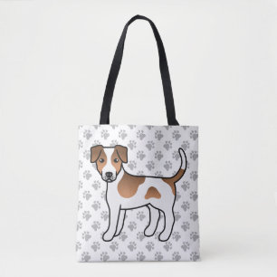 Bruine Deens-Zweedse boerderijhond Schattige Carto Tote Bag