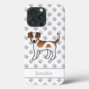 Bruine Deens-Zweedse boerderijhond Schattige hond Case-Mate iPhone Case