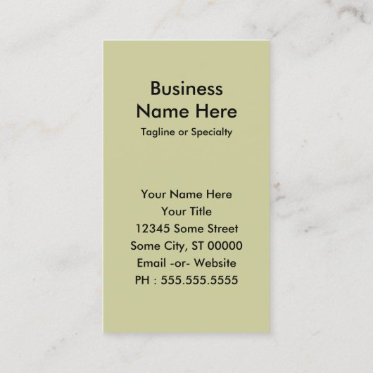 bruine deur visitekaartje (Achterkant)