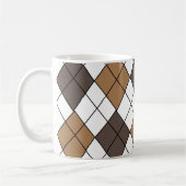 Bruine Diamant Argyle Koffiemok (Links)