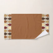 Bruine Diamant Bad Handdoek (Handdoek)