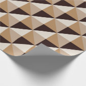 Bruine diamant cadeaupapier (Hoek)