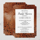 Bruine dierenprint kaart (Voorkant / Achterkant)