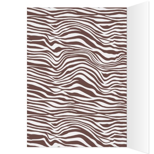 Bruine dierenprint strepen (Binnen (Links))