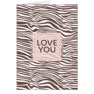 Bruine dierenprint strepen