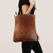 Bruine dierenprint tote bag (Dichtbij)