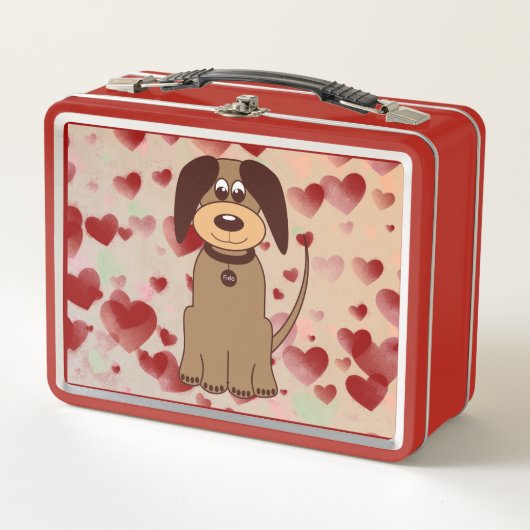 Bruine Dog Lunch Box (Voorkant)