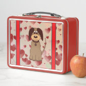 Bruine Dog Lunch Box (In situ)