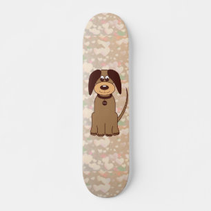 Bruine dog skateboard
