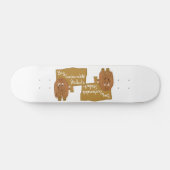 Bruine duurzame producten skateboard (Horizontaal)
