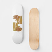 Bruine duurzame producten skateboard (Voorkant)