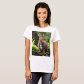 Bruine Dwerg Konijn, T-shirt (Voorkant volledig)