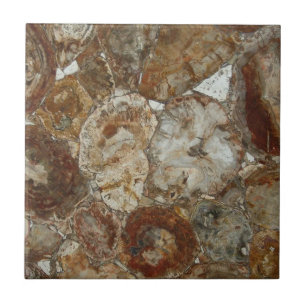 Bruine Edelsteen Print Keramische Tegel Tegeltje