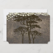 Bruine eekbomen Weddenschappen Kaart (Achterkant)