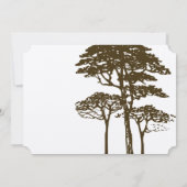 Bruine eekbomen Weddenschappen Kaart (Achterkant)