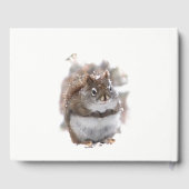 Bruine eekhoorntjes Dierenfeest Gastenboek (Achterkant)