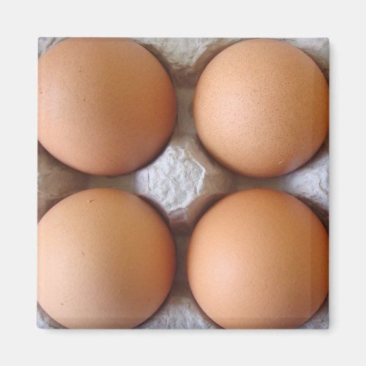 Bruine eieren magneet (Voorkant)