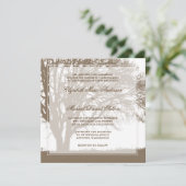 Bruine eik Boom Vall Weddenschap Kaart (Staand voorkant)