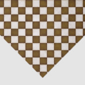 Bruine en Antiek witte diamanten Tissuepapier (Detail)