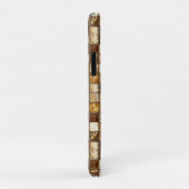Bruine en beige mozaïektegelwand Case-Mate iPhone case (Achterkant/rechts)
