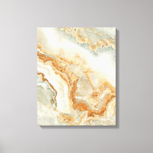Bruine en beige steen textuur canvas afdruk (Voorkant)