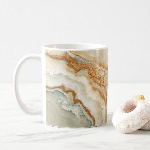 Bruine en beige steen textuur koffiemok