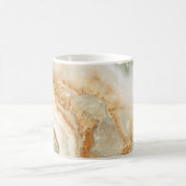 Bruine en beige steen textuur koffiemok (Center)