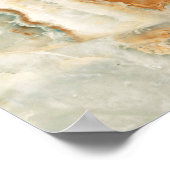Bruine en beige steen textuur poster (Hoek)