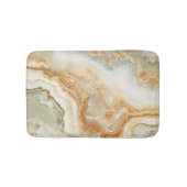 Bruine en beige steentextuur badmat (Voorkant)