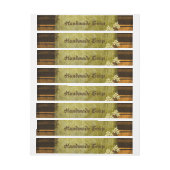 bruine en beige zeeplabels adreslabel wikkel (Vel)