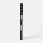 Bruine en blauwe Mackenzie Clan reproductie Schots iPhone 16 Hoesje (Rechterkant)