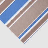Bruine en blauwe strepen tissuepapier (Detail)