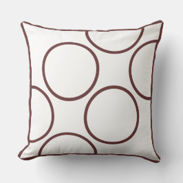 bruine en blauwgroen moderne kussen